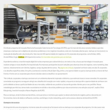 Mais de 100 oportunidades de negócios para startups em meio à crise – ACATE