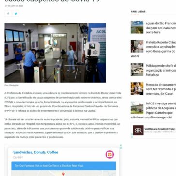 IJF recebe câmera térmica para identificação de casos suspeitos de Covid-19 – O Lagoa