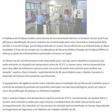 IJF recebe câmera térmica para identificação de casos suspeitos de Covid-19 – Portal Cearensidade