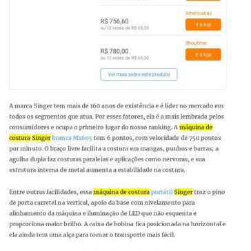 Máquina de Costura Portátil: 7 opções para comprar em 2020 – Zoom