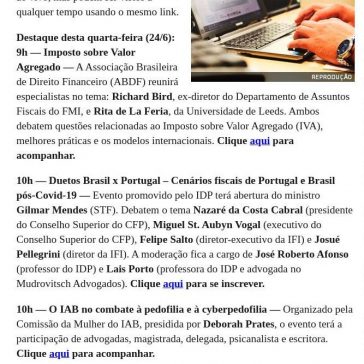 Agenda de webinários: acompanhe debates jurídicos durante a quarentena – Consultor Jurídico