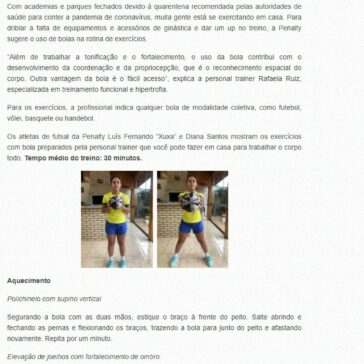 Exercícios com bola para turbinar o treino em casa – Futsal em Pauta