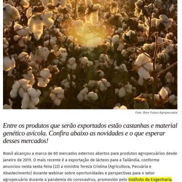 Brasil tem abertura de 60 mercados para produtos agropecuários – Compre Rural