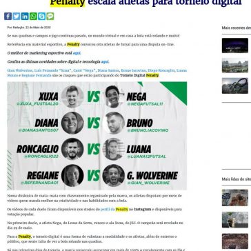 Penalty escala atletas para torneio digital – Promoview