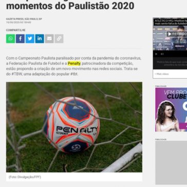 Campanha digital relembra os melhores momentos do Paulistão 2020 – Nd Online