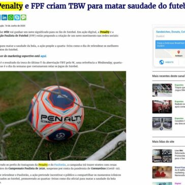 Penalty e FPF criam TBW para matar saudade do futebol – Promoview