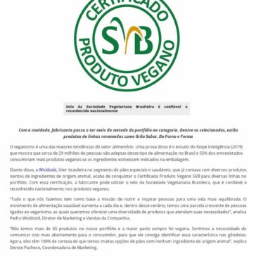 Pães da Wickbold recebem certificado vegano – Guia GPHR