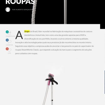 Singer do Brasil expande portfólio e anuncia lançamento de vaporizadores de roupas – Home Decore