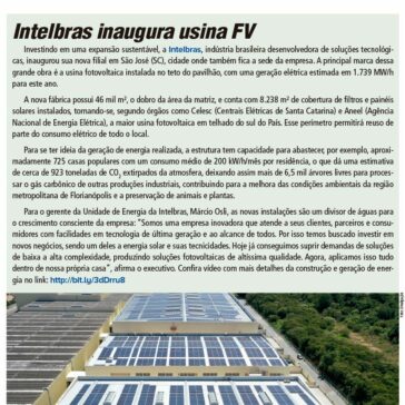 Intelbras inaugura usina FV – Potência