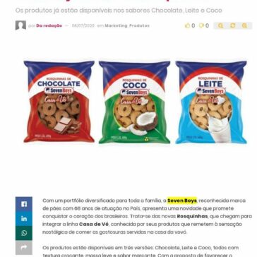 Seven Boys amplia linha Casa de Vó com lançamento de Rosquinhas – Abc da Comunicação