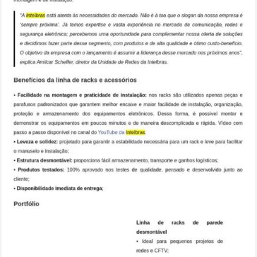 Intelbras entra em novo mercado – Jornal do Commercio