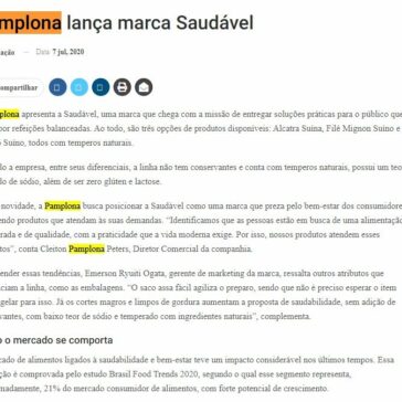Pamplona lança marca Saudável – Distribuição