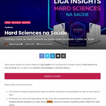 Hard Sciences na Saúde – Liga Insights