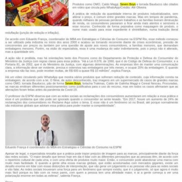 Consumidor está mais atento à redução do conteúdo de produtos – Sinapro São Paulo