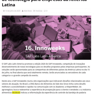 SAP Innoweeks 2020: competição de inovação do SAP Labs apresenta soluções de tecnologia para empresas da América Latina – GuiaCloud