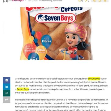 Bisnaguinha Seven Boys ganha versão inédita de cereais – Abc da Comunicação