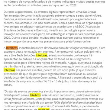 Empresas se reinventam em tempos de pandemia realizando eventos online – Preço Celular