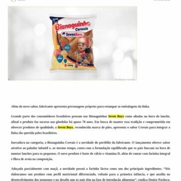 Bisnaguinha Seven Boys ganha versão inédita de cereais – Food Innovation