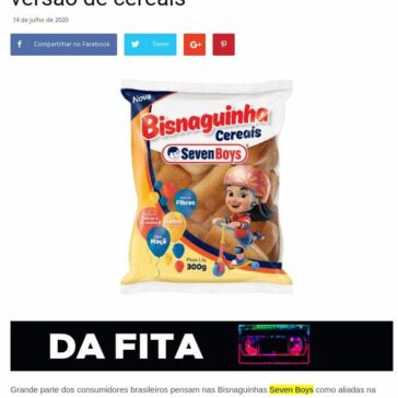 Bisnaguinha Seven Boys ganha versão de cereais – Grandes Nomes da Propaganda