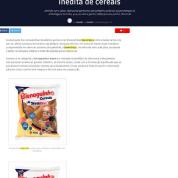 Bisnaguinha Seven Boys ganha versão inédita de cereais – Inteligemcia