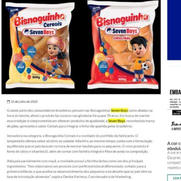 Bisnaguinhas Seven Boys ganham novo sabor e embalagens – Clube da Embalagem