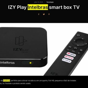 IZY Play Intelbras smart box TV – Rmax