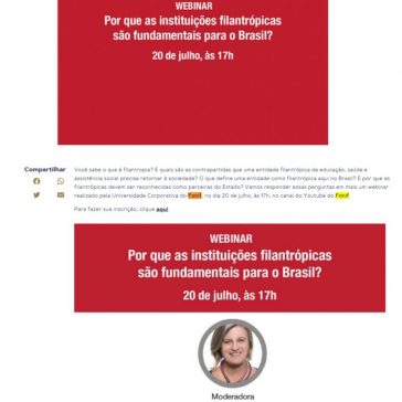 Webinar: Por que as instituições filantrópicas são fundamentais para o Brasil? – ANEC