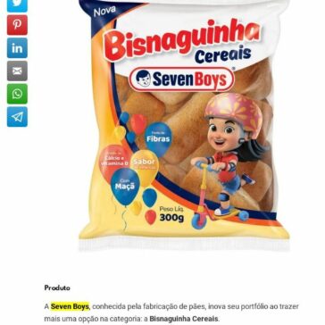 Lançamento Seven Boys: Bisnaguinha Cereais – Gastronominho