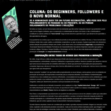 Coluna: Os beginners, followers e o novo normal – Whow!