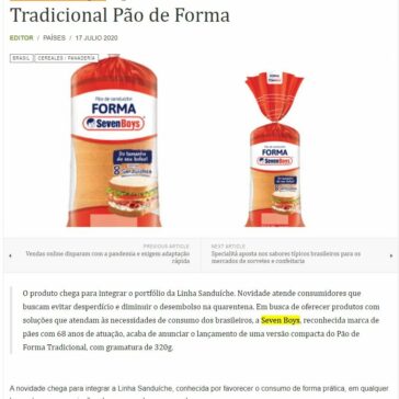 Seven Boys apresenta versão mini do Tradicional Pão de Forma – Food News Latam