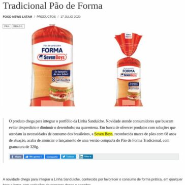 Seven Boys apresenta versão mini do Tradicional Pão de Forma – Panificacion Latam News