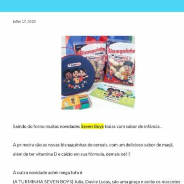 Gostinho Seven Boys – Pérolas da Maternidade