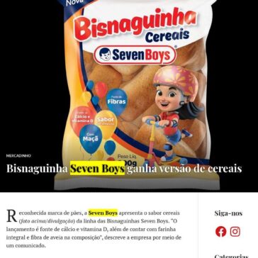Bisnaguinha Seven Boys ganha versão de cereais – Que Gostoso