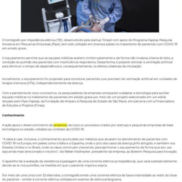 Tecnologia brasileira é usada em vários países no tratamento de pacientes com COVID-19 – Acontece Botucatu
