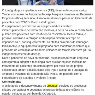 Tecnologia brasileira é usada em vários países no tratamento de pacientes com COVID-19 – Central de Notícias