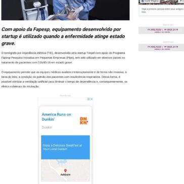 Tecnologia brasileira é usada em vários países no tratamento de pacientes com COVID-19 – Cidade Azul Notícias