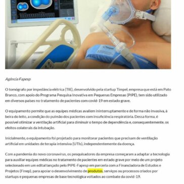 Tecnologia brasileira é usada em diversos países no tratamento de pacientes com covid-19 – Diario do Sudoeste