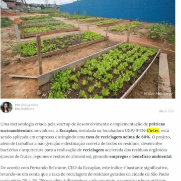 Projeto tem 80% de taxa de reciclagem e transforma local de despejo de resíduos em horta – The Greenest Post