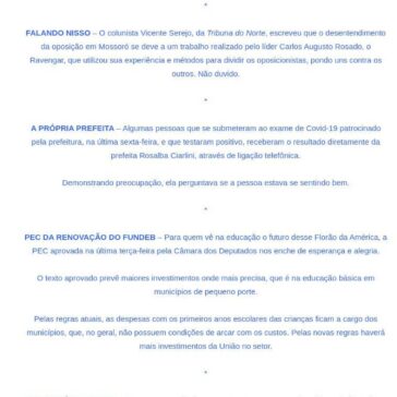 Racionalidades – 101° edição.  – Tio Colorau