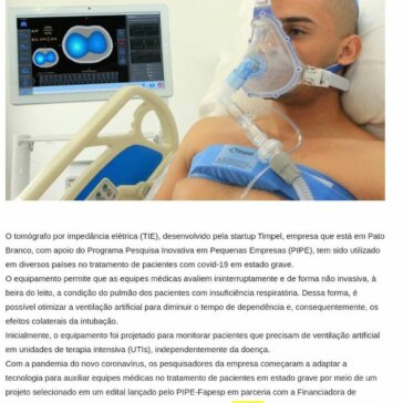 Tecnologia brasileira é usada em diversos países no tratamento de pacientes com covid-19 – Roberto Lorenzon