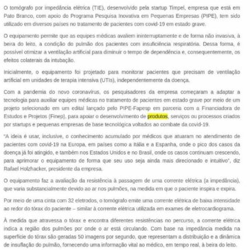 Tecnologia brasileira é usada em diversos países no tratamento de pacientes com covid-19 – Wh3