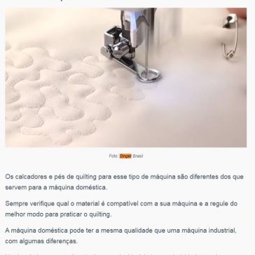 Quilting para iniciantes: aprenda como fazer quilt passo a passo Artesanato – Passo a Passo