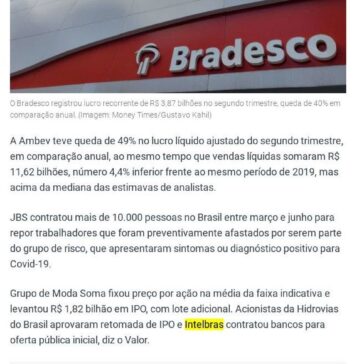 Balanços das blue chips trazem efeitos da Covid: Vírus no Brasil – Money Times