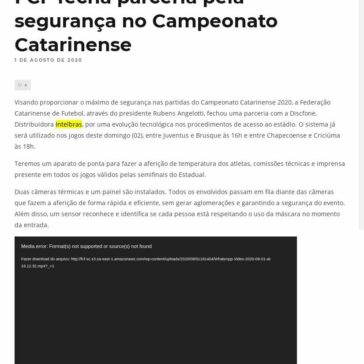 FCF fecha parceria pela segurança no Campeonato Catarinense – Fcf