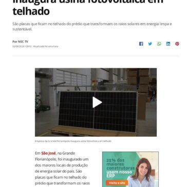 Empesa da Grande Florianópolis inaugura usina fotovoltaica em telhado – G1 Brasil