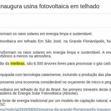 Empesa da Grande Florianópolis inaugura usina fotovoltaica em telhado – Rádio Top Samba