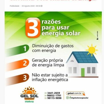 Gel Sol: Uma empresa especializada em renovar o seu Consumo de Energia! – 97 News