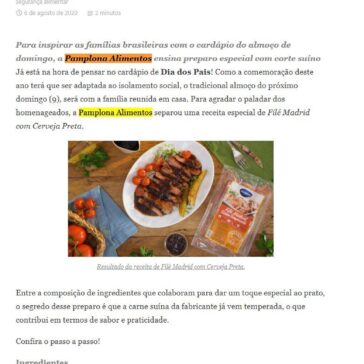 DIA DOS PAIS: RECEITA DE FILÉ MADRID COM CERVEJA PRETA – Alice Varajão