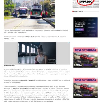 Emenda a projeto de Doria quer criar Agência Metropolitana de Transportes unificando EMTU, CPTM e Metrô – Notícias de Campinas