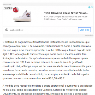 PIX a caminho – Correio 24 Horas